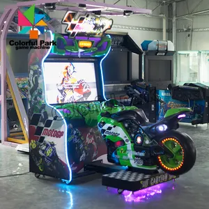 Machine de jeu d'arcade vidéo 2d gp à pièces de monnaie, simulateur de conduite de motos de course