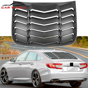 For 2018-2021 Rear <b>Window</b> Style ABS Plastic Matte Black <b>Shade</b> Cover Exterior Accessory without Color - Product Image 4