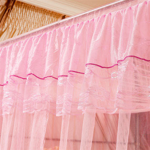 Cần Câu Màu Hồng Cổ Điển Ren Hoàng Gia Kính Thiên Văn Lớn Siêu Mềm Densenet Vuông Muỗi <span class=keywords><strong>Net</strong></span> - Product Image 3