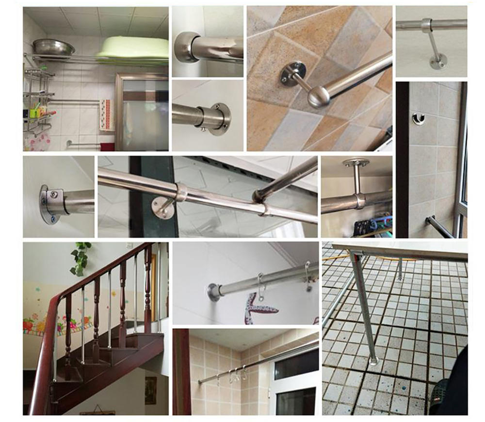 Terror Blu Appendiabiti Per Scarico Universale - Staffa Regolabile Con Nastro Rotondo Da 50 Mm, 2 Pezzi Staffa Regolabile 50mm - Foto 7