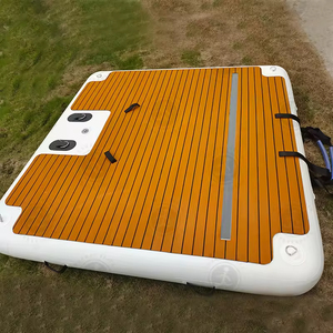 Île flottante gonflable, radeau, ponton, plateforme <span class=keywords><strong>de</strong></span> quai pour yacht, pour se baigner au <span class=keywords><strong>soleil</strong></span> - Product Image 4