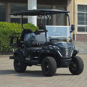 รถกอล์ฟไฟฟ้าแบบ 4 ที่นั่ง พร้อมกล่องขนส่งแบบแบนสำหรับขนส่งสินค้าในสนามบิน - Product Image 2