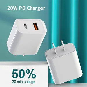 20w Pd Wall Charger GOOD-SHE 20W USB C PD Fast Charger Quick Charge 3.0 PD+QC Wall Charger With SAA ETL CE