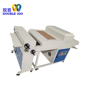 Double 100 480mm 650mm 900mm Single Roll Texture Coating Machine UV Varnish Machine For Paper