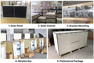 Système solaire complet de 6,2 kVA, système hybride domestique, panneaux solaires de 8 000 W, kit complet de 10 kW, système d'énergie solaire hors réseau - Product Image 6