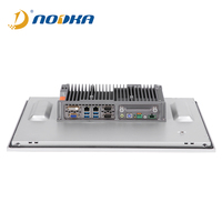 18.5 inci layar lebar tertanam J6412 CPU J1900 layar sentuh panel PC tanpa kipas