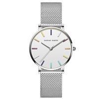 Montres pour femmes de haute qualité, en acier inoxydable, étanches, conçues par HANNAH MARTIN Watch Factory, montres minimalistes pour femmes