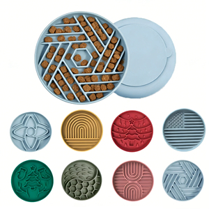 Ciotola in Silicone per Cani a Lenta Alimentazione, Tappetino Anti-Ansia per Lèccare, Tappetino per l'Arricchimento Alimentare, Ciotola Durevole in Silicone per Cani - Product Image 1