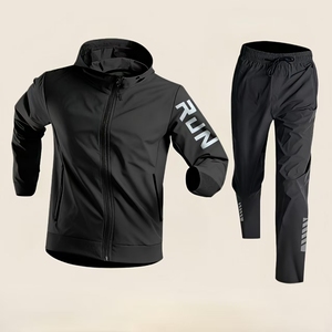Sports Gear Gym Fitness Sets Hoodies for Men Gym Fitness Sets Sweatpants Eco-friendly Jogging Training <strong>Tracksuits</strong> Men's Jackets - Product Image 4
