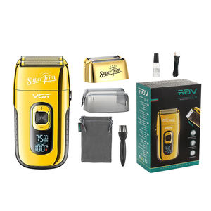 Rasoio Elettrico a Lamina VGR V-399 Professionale ad Alta Velocità, <span class=keywords><strong>Regolabarba</strong></span> per Viso da Uomo, Rasoio Elettrico Senza Fili, Kit per la Cura della Barba - Product Image 2