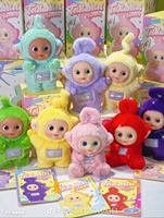 Popmart Teletubbies Série Vibrancy Figurines en PVC et Peluche Boîte Mystère 8 Boîtes/Ensemble Poupées Mystères Décorations Tendance 100% Authentiques Unisexe