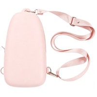 CHINFAI Sac bandoulière compact tendance, nouveau, antivol, en silicone durable avec fermeture éclair, pour hommes et femmes, usage quotidien et extérieur
