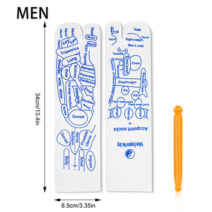 Thấp Moq Mens Chân Massage Bấm huyệt Kinh Tuyến Massage Stick Triceratine Vui Chia Hai Ngón Chân Massage Warp Vớ - Product Image 5