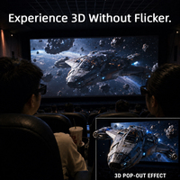 Écran LED 3D polarisé passif Bestar 4K HDR10 grand format, sans scintillement, pour une expérience visuelle immersive en cinéma et pour les spectacles grand public