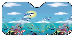 Pare-<span class=keywords><strong>soleil</strong></span> en forme de ballon à air chaud, pare-brise pour voiture, SUV, feuille d'aluminium, accessoire pliable, décoration de fenêtre, pour véhicule - Product Image 4