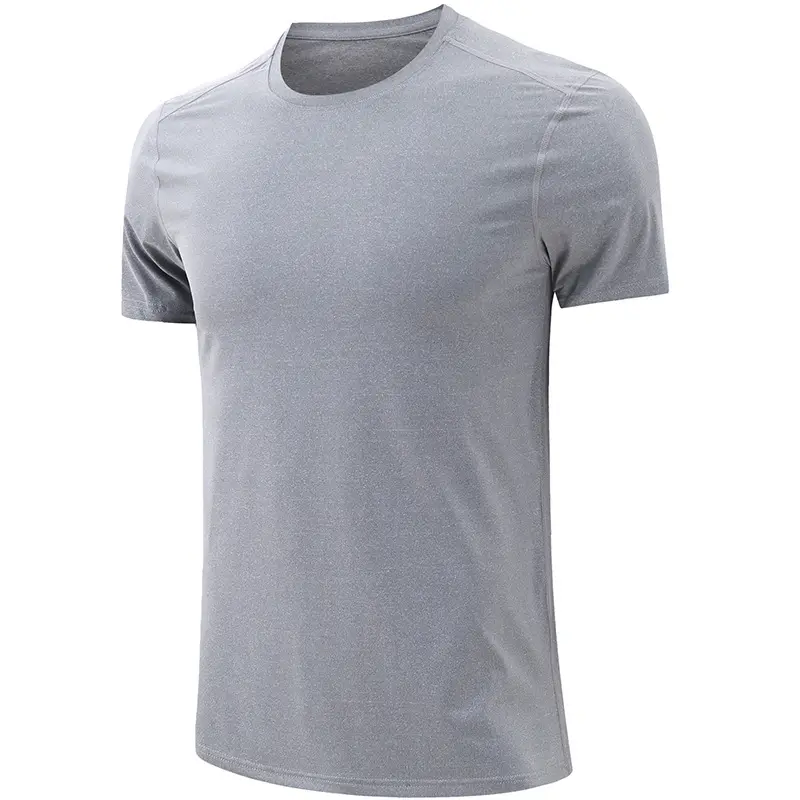 Custom Low MOQ Dry Design Spandex Gym Combed Ring-Spun Cotton Hanes Performance men's sports t-shirt
