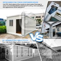 Cbox nouveau design personnalisé hangar de luxe de 20 pieds amovible petite maison mobile préfabriquée modulaire maisons conteneurs préfabriquées
