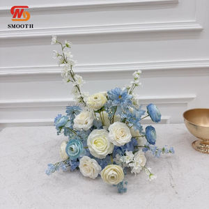 Centro de Mesa de Boda al por Mayor SMOOTH, Bola de Flores Artificiales de Rosa, Azul Marino, 1.8-2.4m, Diseño Asimétrico Irregular - Product Image 2
