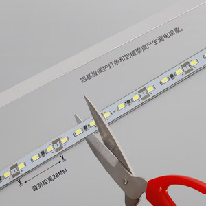<b>Led</b> Rigid <b>Light</b> Strip 2835 Dc12V High Brightness Aluminum Substrate For Cabinet Shelf Display Lighting - Product Image 1