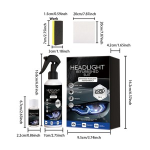 Kit de Restauración de Faros para Automóviles, Eliminador de Amarilleo de Faros, Limpiador Restaurador, Eliminador de Manchas, Abrillantador, para Venta Transfronteriza en Amazon - Product Image 5