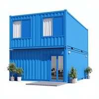 Maison conteneur préfabriquée de luxe, moderne, mobile et portable, à assemblage rapide, démontable, avec bureau, toilettes, 40 pieds, 4 chambres