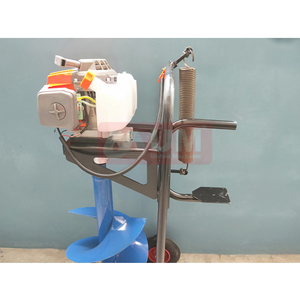 Benzine Hand Push 2 Wielen Grondgraafmachine 300Mm Grondboor 62cc Grondboor - Product Image 5