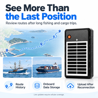 Solution de gestion des navires de transport de marchandises 4G GLONASS 2G Traceur GPS solaire Historique des itinéraires de transfert portuaire Stockage hors ligne PC Auto