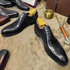 รองเท้าแต่งงานผู้ชายคุณภาพสูงหรูหรา ปี 2026 ทำจากหนังวัวอิตาลี เหมาะสำหรับใส่ทำงาน ชุดทางการ และรองเท้าลำลอง - Product Image 3