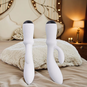 هزاز أرنب للإثارة الجنسية بتصميم مريح مستوحى من الفتاة اليابانية مع محركين مزدوجين و12 إعدادًا للسرعة - Product Image 5