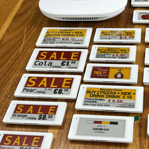 Etiqueta de Precio Digital para Tiendas Minoristas, Etiqueta Electrónica Inteligente para Estantes, Sistema ESL, Pantalla E-Paper para Artículos de Primera Necesidad, Tienda Departamental - Product Image 1