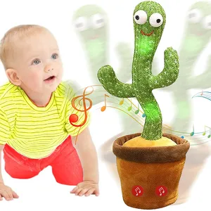 Meilleures ventes en gros cactus parlant jouets dansants parlant jouets en peluche électronique torsion danseur chantant cactus parlant