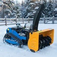 Balayeuse à neige multifonctionnelle pour l'assainissement municipal, souffleuse à neige, moteur robuste de 300 kg, nouvel outil pour les voies urbaines