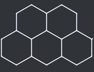 Lámpara LED Hexagonal de Alta Calidad y Ahorro de Energía, Tipo Panal de Abeja, para Garaje, Almacén, Jardín, Taller, Tienda de Detallado de Autos LETARON - Product Image 4