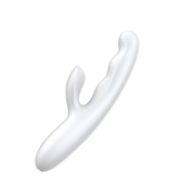 Leistungsstarker G-Punkt Rabbit-Vibrator mit Doppel-Tapping, Heizfunktion & Starker Vibration Weiblicher Lustmassager