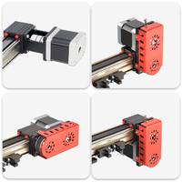 QRXQ RXP30 montage rabattable Nema 17 actionneur robotique linéaire à entraînement par courroie CNC haute vitesse Module de rail de guidage Rails de guidage linéaires