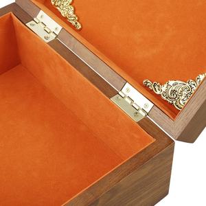 Handmade MDF Timber Solid <b>Wood</b> Natural Color Rectangle Gift <b>Box</b>-Storage Treasure <b>Box</b> Accept DS Custom Vintage Gift & Craft - Product Image 3