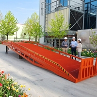 Pont de chargement mobile de 10 à 12 tonnes, plateforme hydraulique, plateforme de déchargement de conteneurs avec certification CE