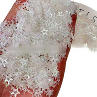Étoile à cinq branches 7 mm, paillettes creuses en PET écologiques, résistantes à la chaleur, pour nail art DIY, poudre scintillante dorée, paillettes pour ongles
