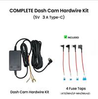 12V 24V Dashcam-Hardwire-Kit mit Digitalanzeige 5V 3A Dashcam Einstellbares Spannungs-Hardwire-Installationskit mit Sicherungsanschluss