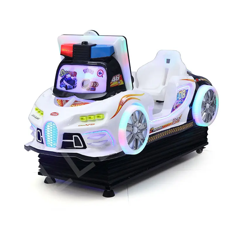 Popüler çocuklar yüksek kalite jetonlu oyun makinesi Kiddie sürmek simülatörü yarış sürüş araba oyun makinesi