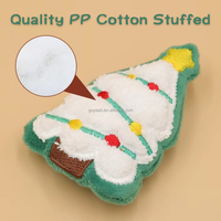 Jouet en peluche de Noël à la catnip pour chat, jouet de dentition rembourré, cadeau de Noël pour chat, jouets d'enrichissement