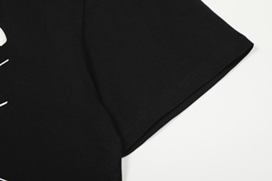 T-shirt da uomo di alta qualità con ricamo a ragnatela, in cotone pesante 300GSM, con grafica sul petto, stile streetwear, vestibilità ampia, design di tendenza - Product Image 5