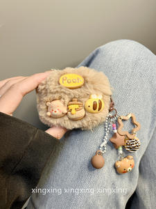 Étui en TPU DIY pour écouteurs de 2e/3e/4e génération, motif ours en peluche mignon INS, pot de miel, dessin animé - Product Image 6