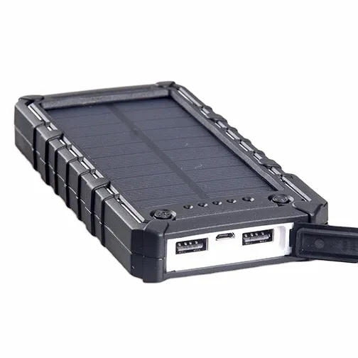 New Product 2024 Best Solar Power Bank 20000Mah To Buy With Dusl LED Flash light