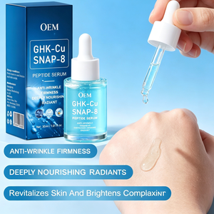 เซรั่มบลูคอปเปอร์เปปไทด์ OEM, GHK-Cu SNAP-8 เอสเซนส์ลดเลือนริ้วรอย, บำรุงผิวหน้าให้กระชับและเปล่งปลั่ง ดูอ่อนเยาว์ - Product Image 5