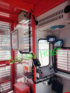 <span class=keywords><strong>SC200</strong></span> <span class=keywords><strong>2T</strong></span> Single-Cage penumpang Hoist pengangkat bahan konstruksi untuk lokasi konstruksi jembatan tambang - Product Image 5