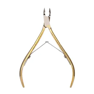 2022 New Arrival High Quality nipper nail personal care manicure professional gold nail cuticle nipper for thick nail