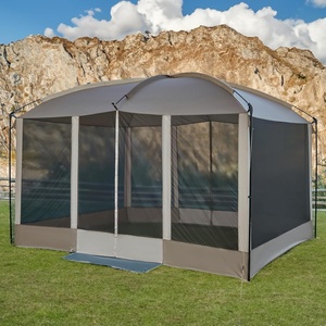 Magnetic Screen House Room 11x9ft Hands-Free Entry <strong>Screenhouse</strong> with Sun Protection - Product Image 1