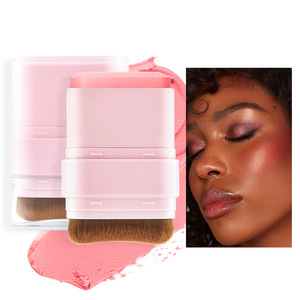 Double Head With Brush <b>Blush</b> Stick Neutral Contour Modify Brighten Skin Tone Nude Makeup <b>Blush</b> Stick - Product Image 3