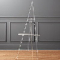 Acryl Kunst Staffelei Display Stand Große klare Hochzeit Stativ Malerei Staffelei Stand
